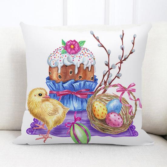 Пасхальная наволочка, удобная, создающая атмосферу, моющаяся, стильная, Счастливой Пасхи, весенняя наволочка, домашний декор, повседневное использование