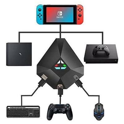 Конвертер-адаптер клавиатуры и мыши для Xbox One, PS4, Switch, PS3-гейминга, 3 порта