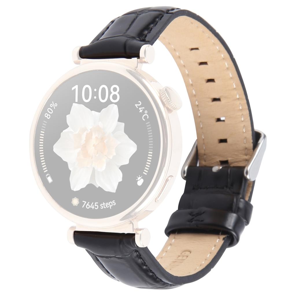 Ремешок 18 мм для Garmin Venu 3S/Forerunner 265S/Forerunner 255S/Venu 2S/Vivomove 3S, ремешок для часов из коровьей кожи высшего слоя