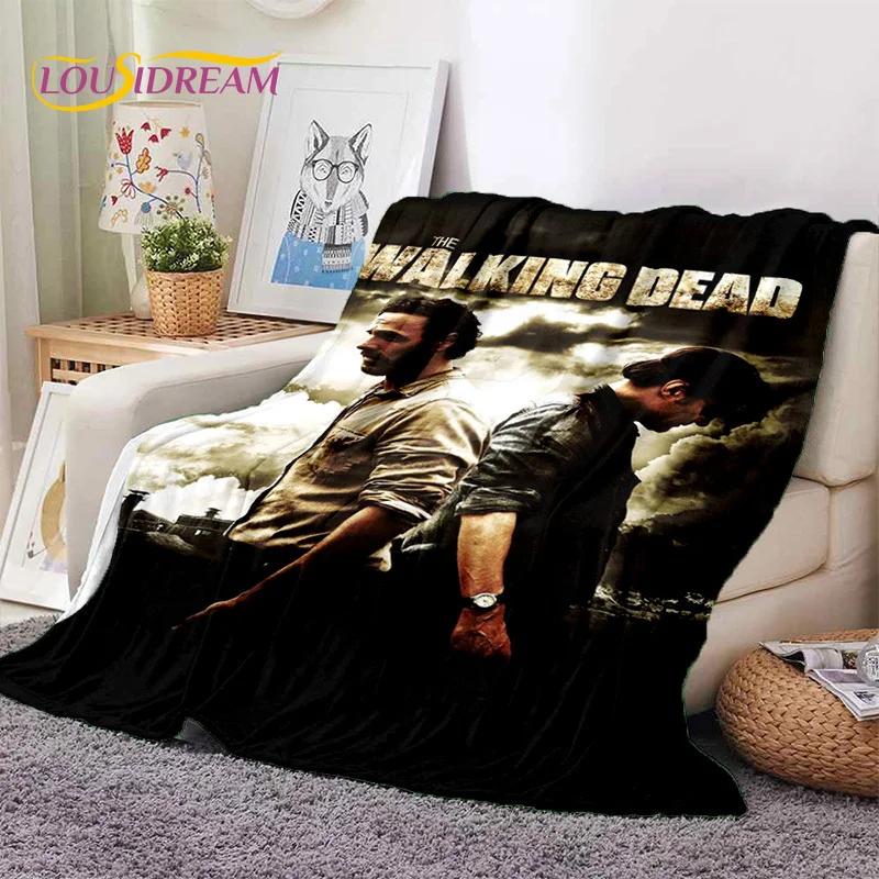 The Walking Dead Lincoln TWD Soft Flannel Blanket for Beds Bedroom Sofa Picnic,Throw Blanket for Cover Outdoors Leisure Nap Gift