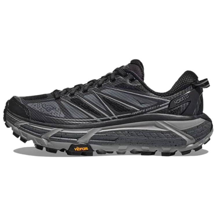 HOKA One One Mafate Speed 2 Comfortable Low-Top Casual Running Shoes Men Sneaker Black 1126851UBCSTL