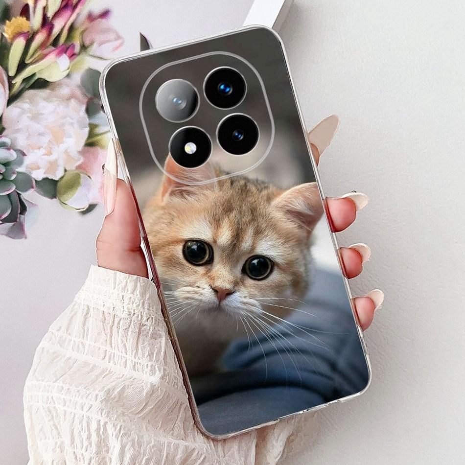 For Xiaomi Redmi Note 14 Pro+ Elegant Floral Butterfly Phone Case For Redmi Note14 Pro Plus 5G Soft Silicone TPU Cases