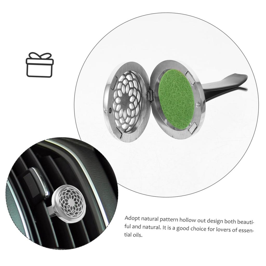 TINEASUR Car Vent Clip Vent Clip Natural Pattern Design Material Vent Freshener Clip for Car Random Style