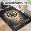 Custom Text Printed Rug Boston Bruins Non Slip Floor Carpet For Home Room Decor