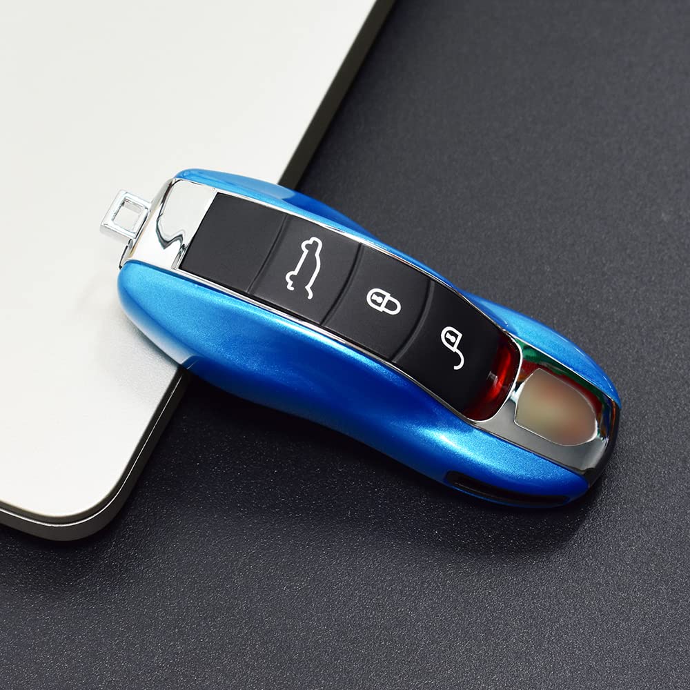 Чехол для ключа Porsche 911 Cayenne Cayenne Coupe Panamera Teikan, держатель для ключей, крышка для ключа для Porsche, стильный ABS, защита от царапин