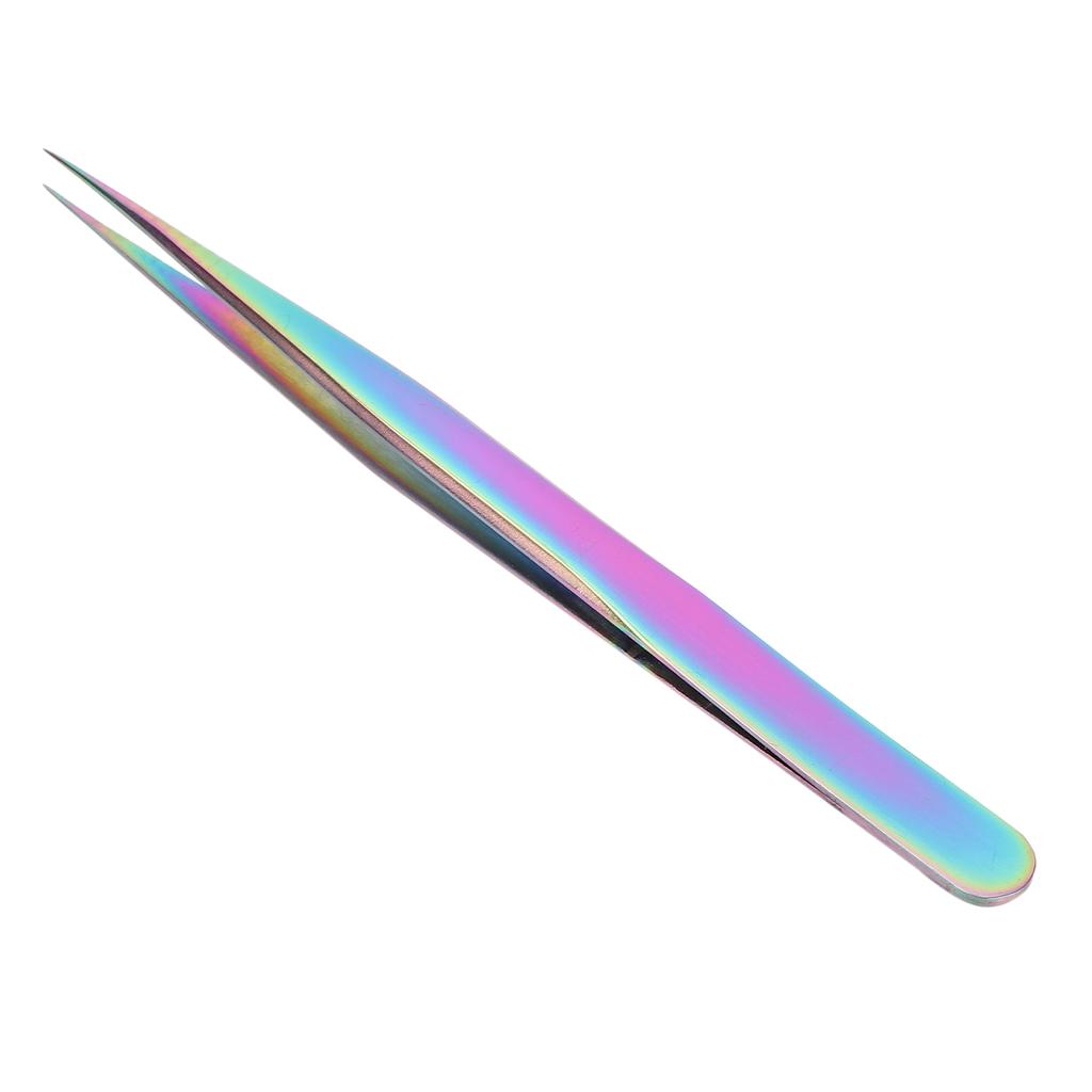 Профессиональный пинцет для нейл-арта из нержавеющей стали с острым кончиком для наращивания ресниц