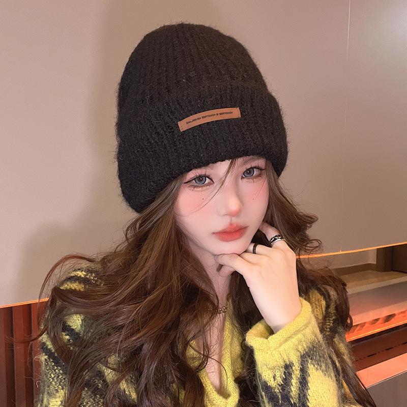 Ear Protection Warm and Cold Proof Knitted Hat  Large Head Circumference  Face Showing Small Wool Blended Japanese Cold Hat for Men