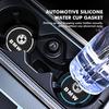 QRPZ1 2pcs Car Coaster Water Cup Bottle Mat Silicone Non Slip Pad For BMW M Sport M2 M3 M4 M5 M6 E46 E90 E60 F10 F20 E87 X3 X6