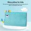Ergonomic Kids Pillow Wave Wedge Shape Soft And Elastic Memory Foam Cartoon