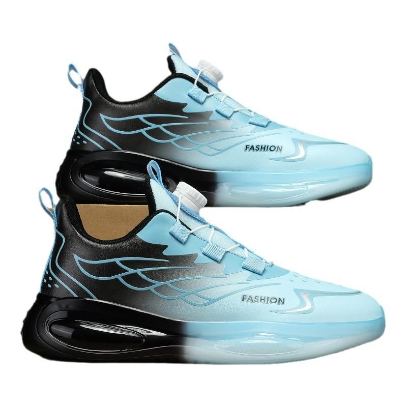 Осенняя новинка мужская обувь кожаная поверхность дышащая универсальная повседневная обувь корейская мужская удобная обувь для бега платформа спортивная обувь