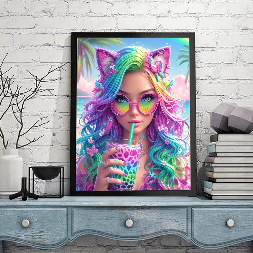 Diamond Painting Disney Lilo & Stitch Picture 5D DIY Full Round Drill Mosaic Embroidery Cross Stitch Kits Home Decor