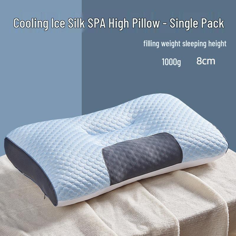 Вязаная подушка для поддержки шеи для глубокого сна - Несминаемое основание для шейного отдела позвоночника, идеально подходит для взрослых и студентов