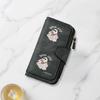 Cute Ghost Holding Drink Illustration Print Long Wallet Unisex Multifunctional Portable Snap Coin Purse Perfect Birthday Gift For Daily Use
