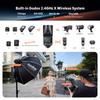 Godox V1 Mid F Flash for Speedlight with TTL 55Ws approximately 650 flashes at full recycle wireless sec sync Fujifilm support, touchscreen, output,