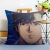 Casual CCity Hunter SShinjuku Private Eyes Cushion Cover Washable Linen Pillowcase Soft  for Sofa Bed Cozy Home Room Decor