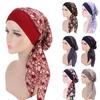 Yousheng Pastoral Elastic Cotton Turban Hat Women Head Scarf Bandana Pirate Headwear Scarves