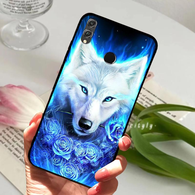 Чехол для Huawei Honor 8X Honor 8X Max Крутые Животные Задние Чехлы Для Huawei Honor 8X Max Чехол Honor8X Силиконовый Задний Бампер Capa