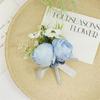 Guest Banquet Party Wedding Supplies Corsage Fresh Blue Color Mori Style Wrist Flower