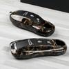 NZNQ9 Car Key Modification Protective Case Suitable for All Porsche Models, Wood Grain Key Shell, Key Shell Protective Cover