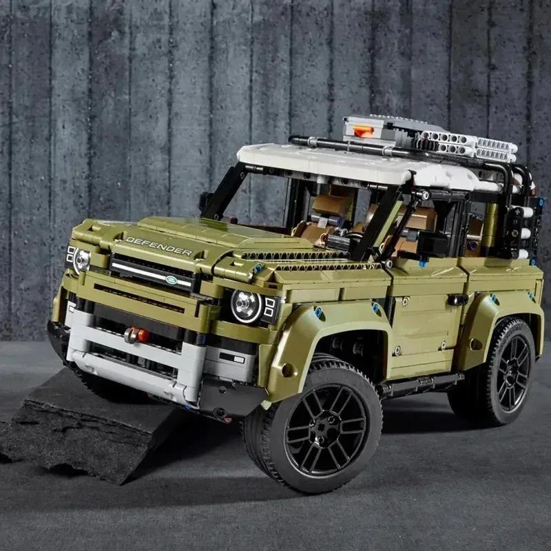 2573PCS Technical Land Off-road Defender Classic Car Building Blocks 42110 Set Model MOC Vehicle Toys Bricks для мальчиков, подарок для взрослых