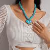 Dopamine Style Clavicle Chain Acrylic Neck Ornament Fashion Colorful Pendant  Daily Wear