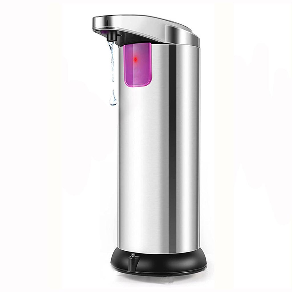 Автоматический дозатор мыла Регулируемый сенсор Нержавеющая сталь Бесконтактный Электрический дозатор жидкого мыла Для ванной комнаты Кухни