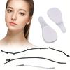 40 шт. мгновенные невидимые наклейки для лица, шеи, глаз, двойной подбородок, V-образная форма, сменные ленты, тонкий пластырь для макияжа, подтяжка лица, клей запрет