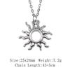 Годовщина свадьбы Аниме Ожерелье Луна Звезда Солнце Пентаграмма Ожерелье На Шею 43 см Цепь Распродажа Товары Длинное Ожерелье