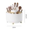 Cosmetic Storage Box Plastic Desktop Rotatable Household Large-capacity Eyebrow Pencil Lipstick Makeup Brush Storage Box