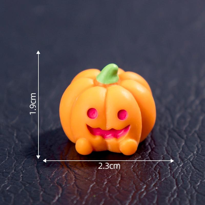 Halloween Ghost Pumpkin Figurine Micro-landscape Decorative Accessories Mini Ornaments