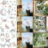 Sun Catcher DIY Window Stickers Rainbow Maker Cat Bird Moon Sun Art Decor for Kids Bedroom Living Room