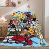 Anime One Piece Flannel Lightweight Blanket Home Decor Sofa Bed Travel Cover Family Gift For All-Season LXR138