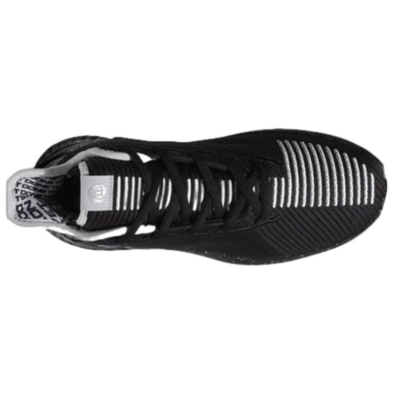 Adidas D Rose 9 Ross Кроссовки для баскетбола со средней высотой верха Мужские Черно-белые кроссовки FU7913(S-BOX)