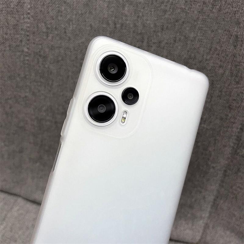 Matte Clear Case For Poco F5 Case F 5 TPU Soft Silicone Phone Cover For Xiaomi Poco F5 5G Fundas Slim Thin Simple Stylish Bumper
