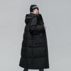 Xuezhongfei Женское зимнее пуховое пальто 2025 года с капюшоном, 90% пуха, длинное