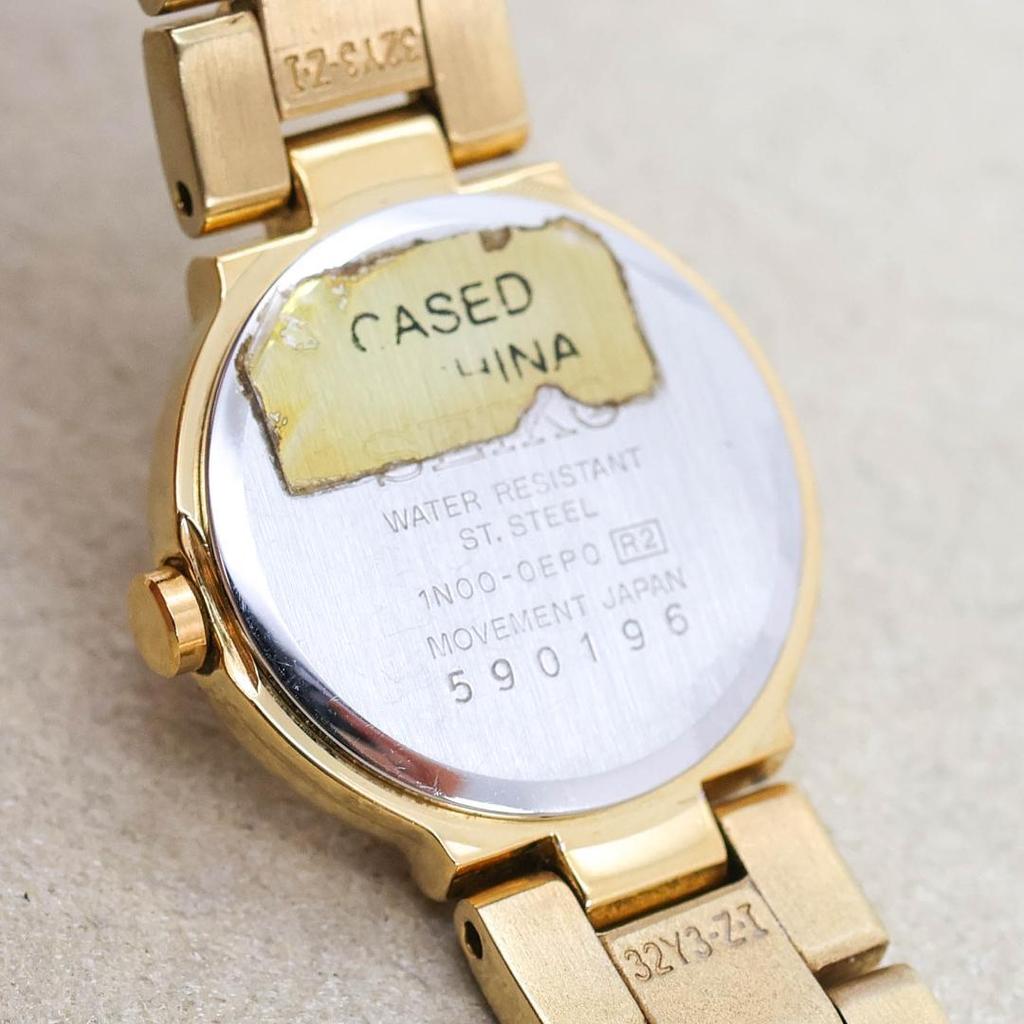 [USED] Working SEIKO Gold Bracelet Watch, Quartz Movement, 2374