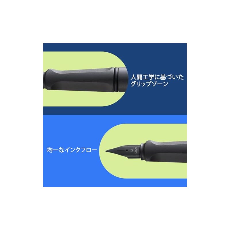 Перьевая ручка LAMY Safari, Экстратонкое перо (EF), Черный, L17-EF, Двойного назначения (Конвертер продается отдельно), Подлинный импортный продукт