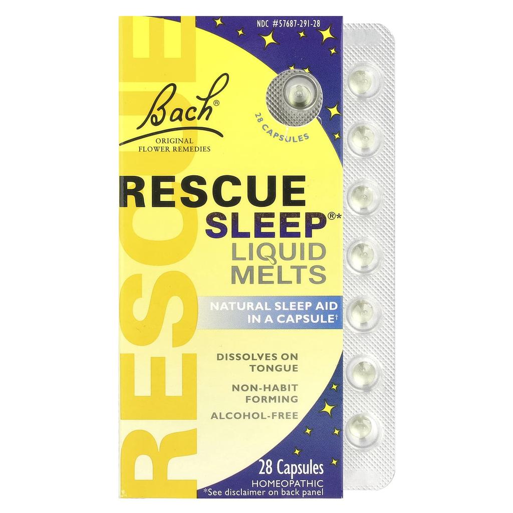 Rescue Sleep® Liquid Melt, 28 Capsules
