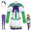 Anime Silence Suzuka Cosplay Costumes Umamusume: Pretty Derby Uniform Set Woman Decisive Suit Silence Suzuka Wig Headwear