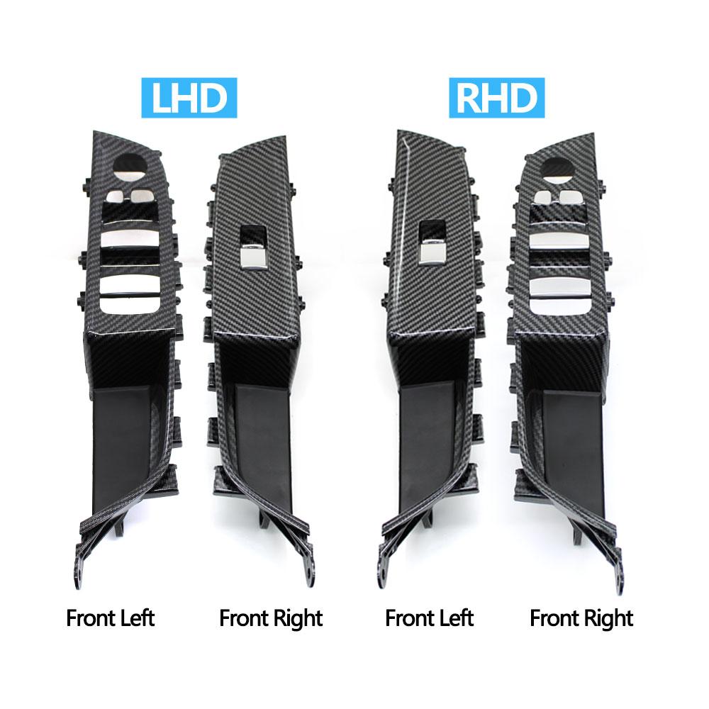 LHD RHD Car Interior Front Left Right Door Pull Handle Window Lifter Switch Panel Cover Trim For BMW 6 Series GT G32 2017-2022