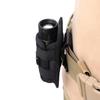 Belt Flashlight Pouch 360 Degrees Rotatable Outdoor Torch Case Hunting Lighting Light Holder Waist Bag 1/2Pcs