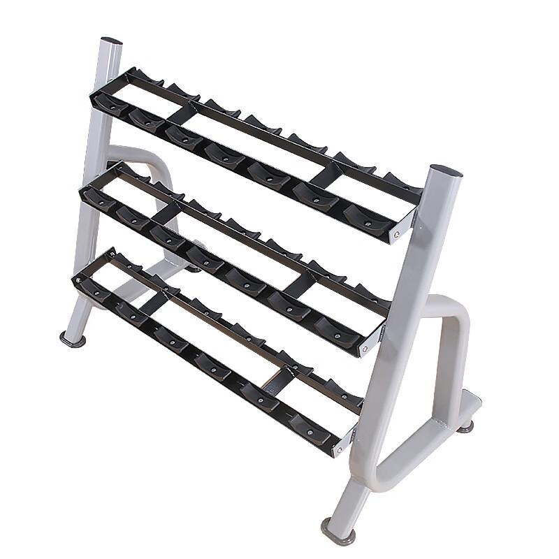 Commercial Double-Layer Dumbbell Rack