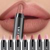 Matte Lipstick Crayons Highly Pigmented Lip Liner Pen Long-Lasting Moisturizing Lip Balm Easy Glide-On Formula Assorted Shades
