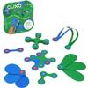 Itsy CLIXO - Bleu/vert - GIPSY TOYS - Jeu De Construction Magnétique - Jouet Educatif Et Créatif - 18 Pcs - Dès 4 Ans
