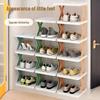 Compact Removable Shoe Rack - Space-Saving Indoor Storage Cabinet for Dorms and Doorways