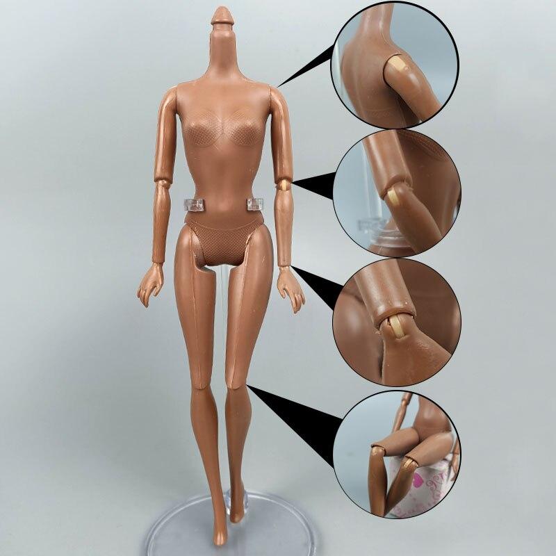 Тело куклы без головы, 1/6, подвижная кукла BJD, 11 шарниров, обнаженное тело телесного цвета для кукол 11,5 дюйма, аксессуары для кукольного домика, детская игрушка, куклы 1:6