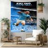 Strong Haaland Wall Decor Tapestry Art For Pet Memorial Birthdaywedding Party Backdrop Family Gift