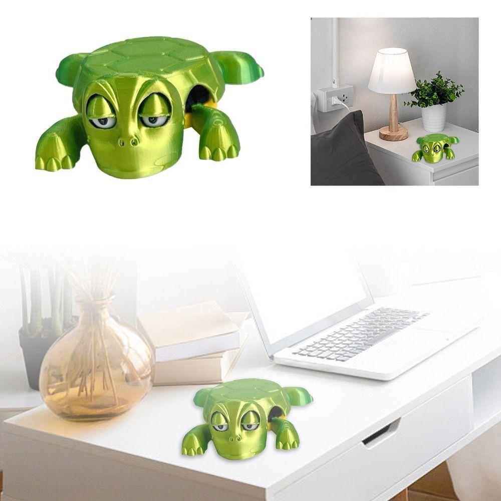 С забавным выражением 3D-печать Подставка-черепаха ABS Подставки для напитков-черепах Домашний декор