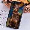 Krajews МИЛЫЙ ДОБЕРМАН ПОРОДА СОБАК Чехол для телефона Cover For iPhone 17 Air 16 15 14 plus 11 12 13 pro max Plus coque Fundas
