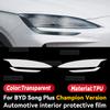 Для BYD SONG Plus Champion Version 2024 2025 Автомобильный мультимедийный экран Центральная панель Защитная пленка для интерьера автомобиля из ТПУ